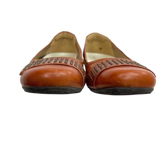 ecco Leather Flats in cognac Women's Size 37 = 6 - 6.5 U.S. sizes - Picture 4 of 8